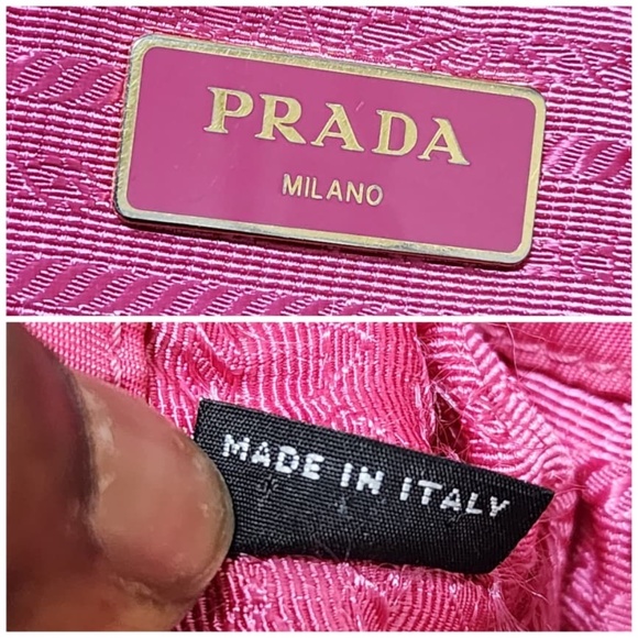 Authentic Prada Nylon Tessuto Tote Bag Pink - Picture 14 of 15